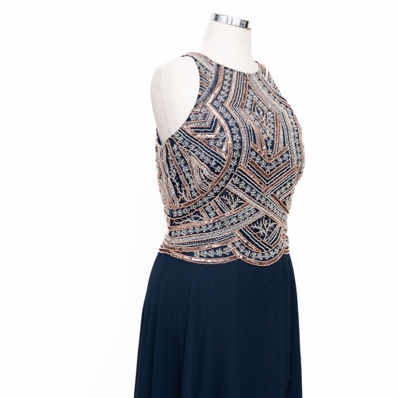 Betsy & Adam - Petite Beaded Gown - Picture 9 of 13